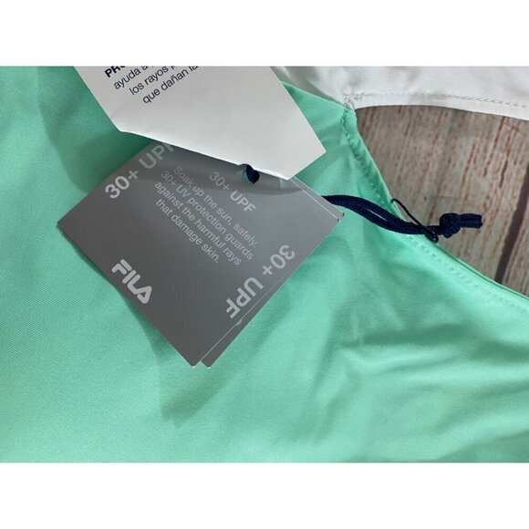 NWT Women's Fila Color Block Tankini Halter Top - Medium - Picture 10 of 12